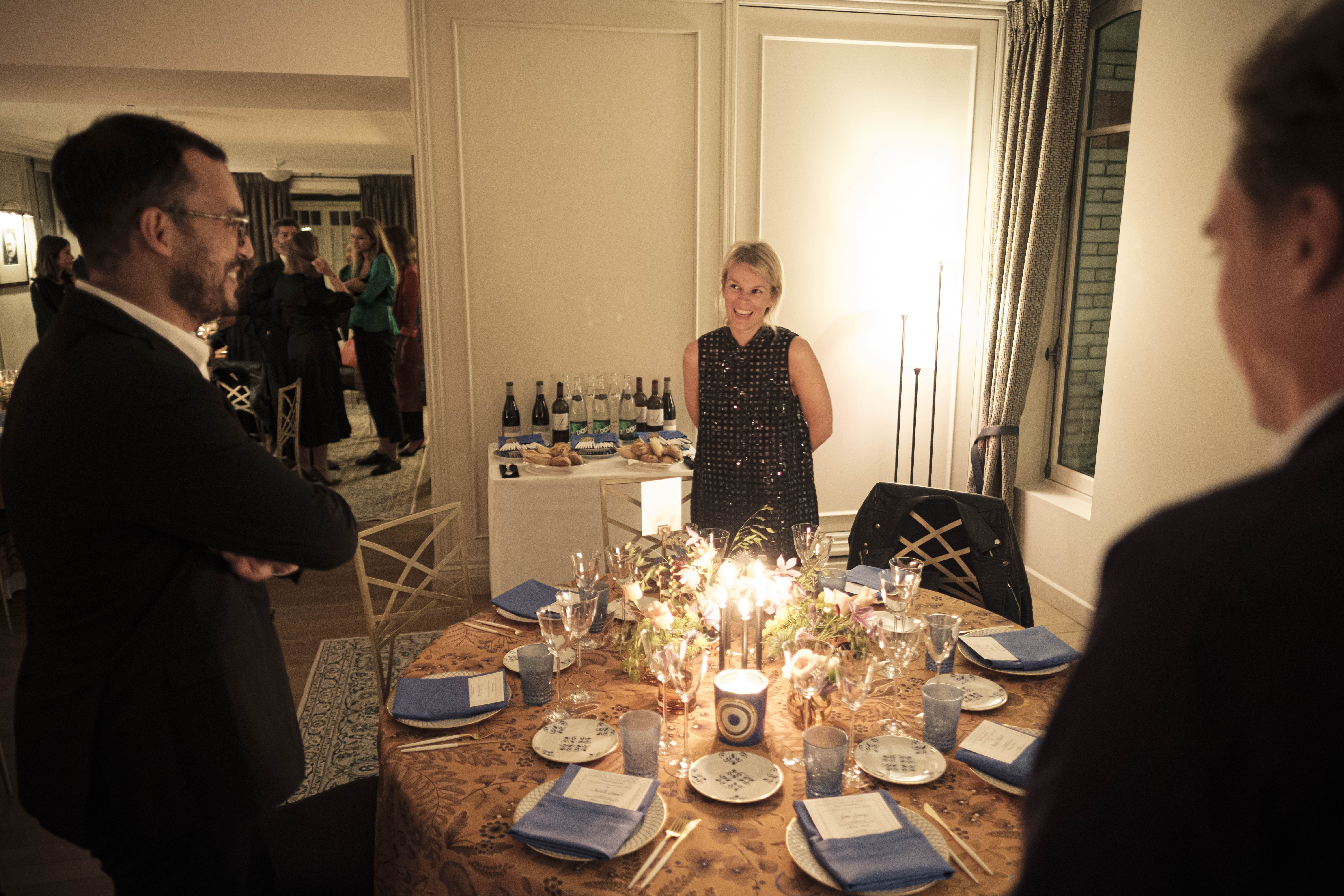 Diner privé dans la maison de famille Louis Vuitton